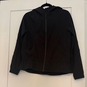 Black Hooded lululemon Zip Jacket